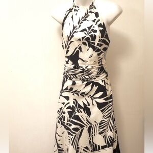 Silk Ann Taylor Midi Dress. Sz 8. Excellent condition.